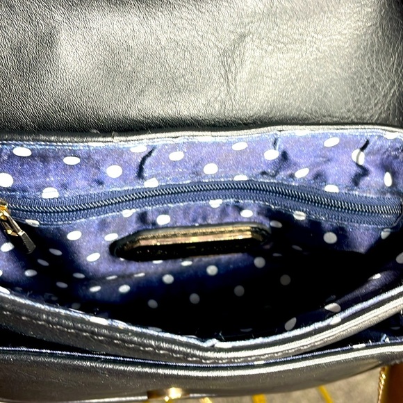 Urban Expressions Vegan Black Leather Crossbody - Picture 4 of 8